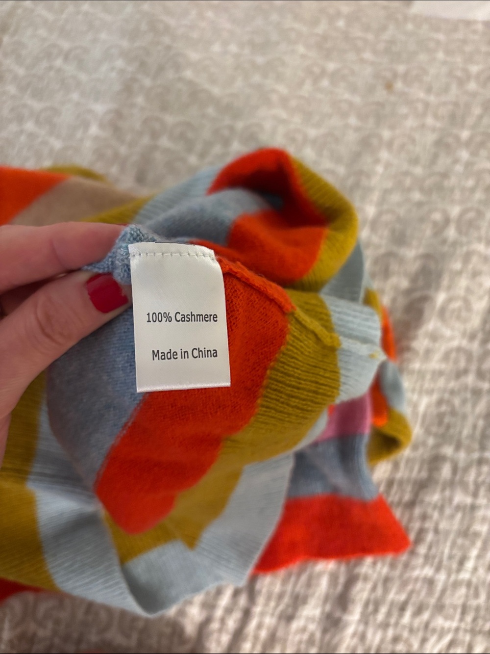 La Ligne Striped Cashmere Crewneck Sweater - Picture 7 of 7